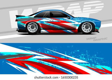 vector de ajuste gráfico de decal de camión, fondo abstracto