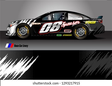car decal sticker design vector. abstract background for vehicle vinyl wrap