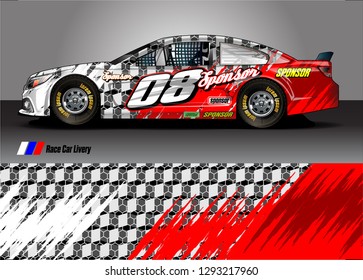 car decal sticker design vector. abstract background for vehicle vinyl wrap