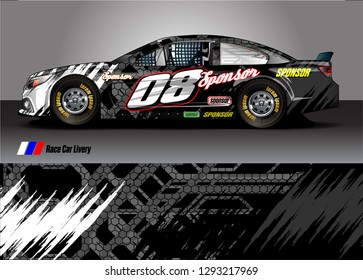 car decal sticker design vector. abstract background for vehicle vinyl wrap