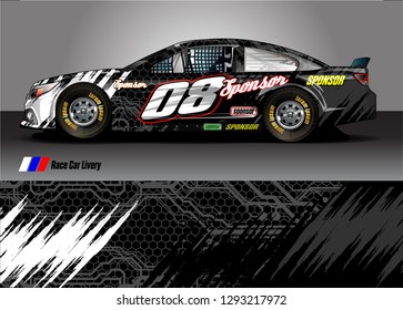 car decal sticker design vector. abstract background for vehicle vinyl wrap