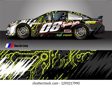 car decal sticker design vector. abstract background for vehicle vinyl wrap