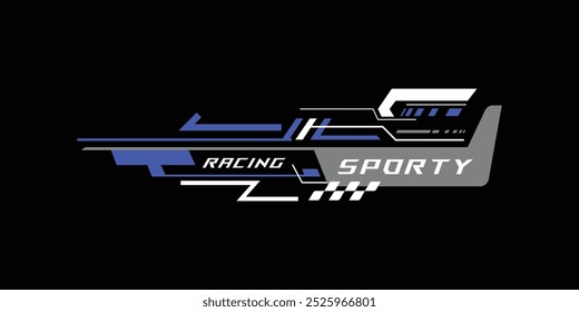 Car decal stripe wrap sticker sport racing print