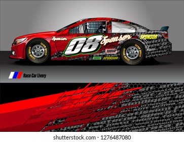 Car decal, truck and cargo van wrap design vector. Modern abstract background for car branding and vehicle livery 