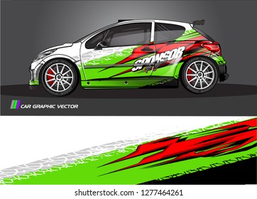 Car decal, truck and cargo van wrap design vector. Modern abstract background for car branding and vehicle livery 