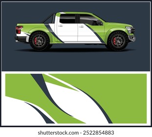 Car decal, Truck and cargo van for wrap vehicle . Vehicle Wrap Design