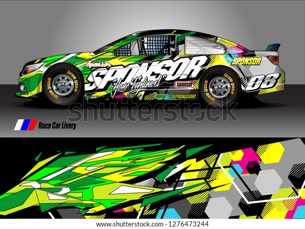 Car\
decal, truck and cargo van wrap design vector. Modern abstract\
background for car branding and vehicle livery\
