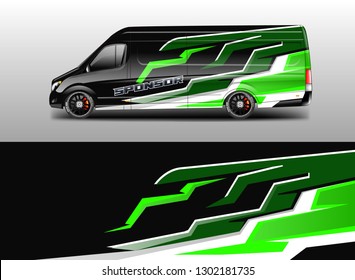 Car decal van designs . Wrap designs vector . Cargo van decal, truck and car wrap vector .