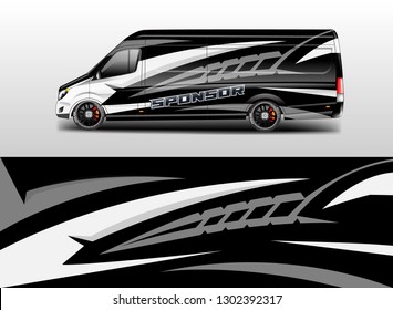 Car Decal Van Designs Wrap Designs Stock Vector (Royalty Free