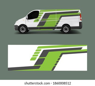 Car Decal Van Designs . Wrap Designs Template Vector.