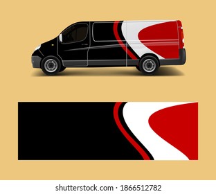 Car decal van designs . Wrap designs template vector.