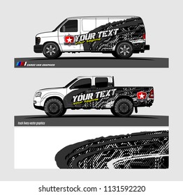 car decal vector. Abstract background for vehicle vinyl wrap. 
