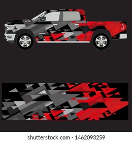 Car Decal Vector, Abstract Designs For Vehicle Sticker Vinyl Wrap