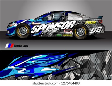car decal vector design. abstract background for vehicle vinyl wrap