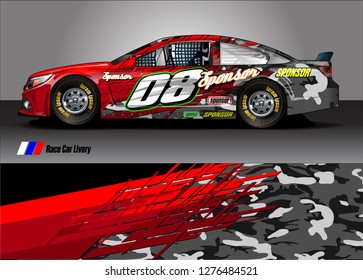 car decal vector design. abstract background for vehicle vinyl wrap