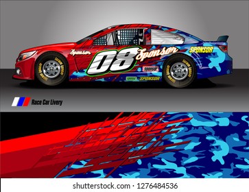 car decal vector design. abstract background for vehicle vinyl wrap