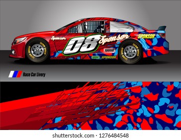 car decal vector design. abstract background for vehicle vinyl wrap