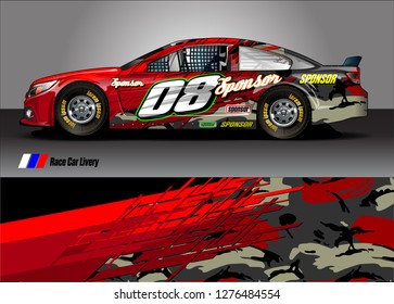 car decal vector design. abstract background for vehicle vinyl wrap