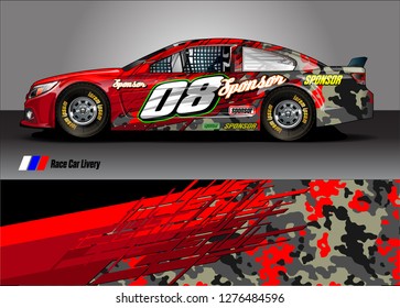 car decal vector design. abstract background for vehicle vinyl wrap