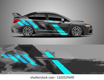 Car Decal Vector, Graphic Abstract Racing Designs For Vehicle Sticker Vinyl Wrap
