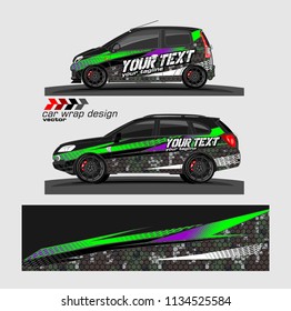 Car decal vector. modern abstract stripe background designs for branding and vehicle vinyl wrap 

