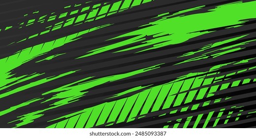 Car decal wrap design. Abstract racing design concept for motorcycle, boat, truck, car, boat and more.