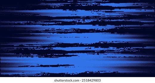 Car decal wrap design. Geometric grey blue pattern vector illustration