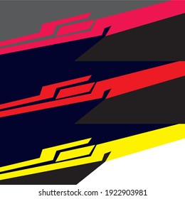 Car decal wrap design graphic abstract
