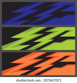 Car decal wrap design graphic abstract