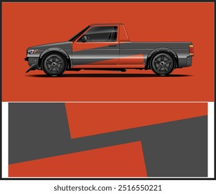 Car decal wrap design premium Blueprint Template
