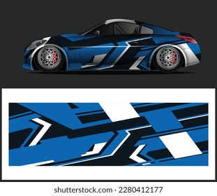 car decal wrap design for racing livery or car vinyl