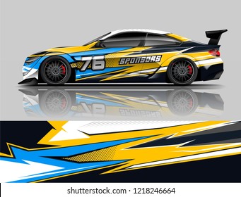	
Vector de diseño de envoltura de calcomanías de Camión. Diseños gráficos abstractos de caravanas de carreras para vehículos, camiones de carreras, rally, aventura y livings
