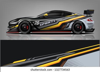 Car Decal Wrap Design Vector Graphic Stock Vector (Royalty Free ...