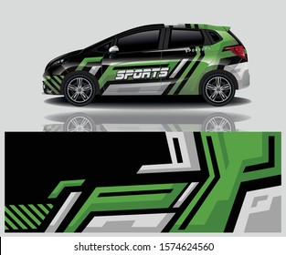 car decal wrap design vector
