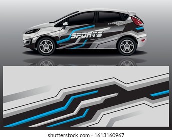 car decal wrap design vector