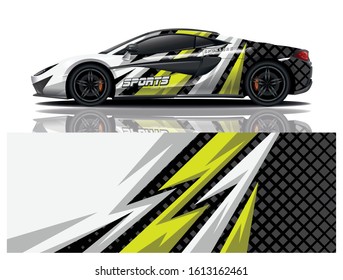 car decal wrap design vector
