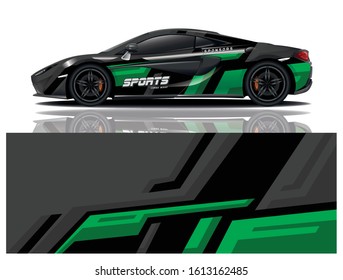 car decal wrap design vector