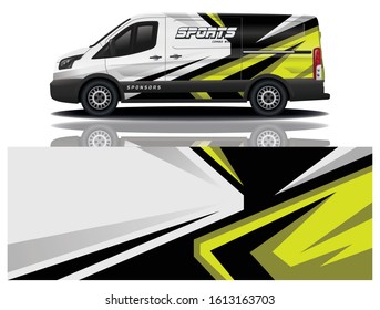 car decal wrap design vector