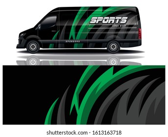 car decal wrap design vector