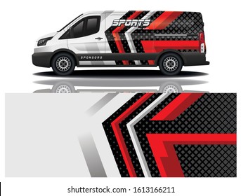 car decal wrap design vector