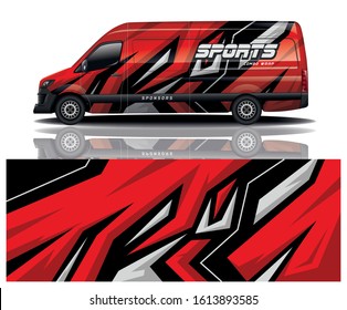 car decal wrap design vector