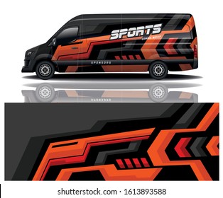 car decal wrap design vector