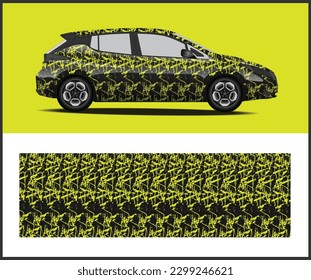 car decal wrap design vector sport car decal wrap design vector