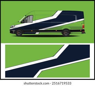 Car decal wrap design vector for Racing Car wrap graphics