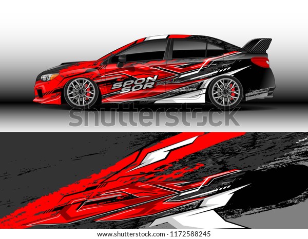 Car Decal Wrap Design Vector Graphic Stock Vector (Royalty Free ...