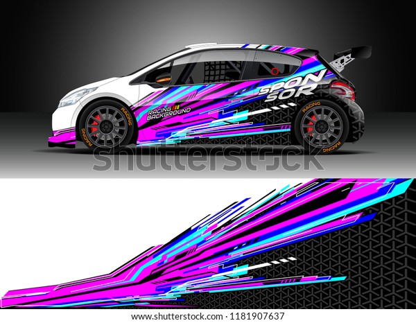 Car Decal Wrap Design Vector Graphic Stock Image Download Now