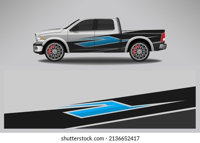 Car decal wrap livery design. Graphic abstract line racing background Vector design for vehicle, race car, rally, adventure livery camouflage.