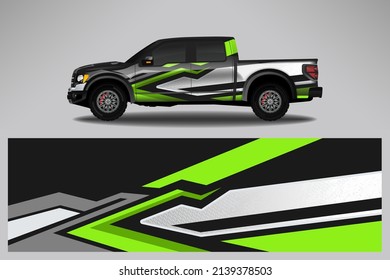 Car decal wrap livery design. Graphic abstract line racing background Vector design for vehicle, race car, rally, adventure livery camouflage.