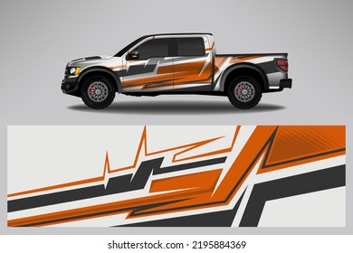 Car decal wrap livery design. Graphic abstract line racing background Vector design for vehicle, race car, rally, adventure livery camouflage.