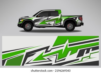 Car decal wrap livery design. Graphic abstract line racing background Vector design for vehicle, race car, rally, adventure livery camouflage.